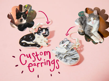 Personalised Pet Earrings