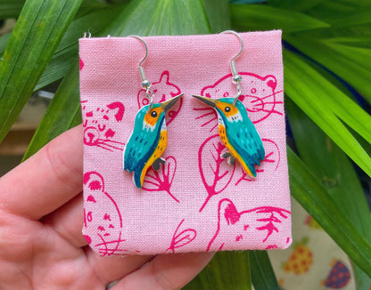 Kingfisher Statement Earrings